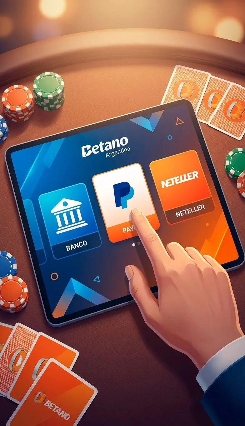Opciones de retiro en Betano: banco, PayPal, Neteller para usuarios argentinos